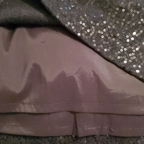 Stunning ANN TAYLOR Black Sequin Skirt Size 6 - Picture 13 of 13